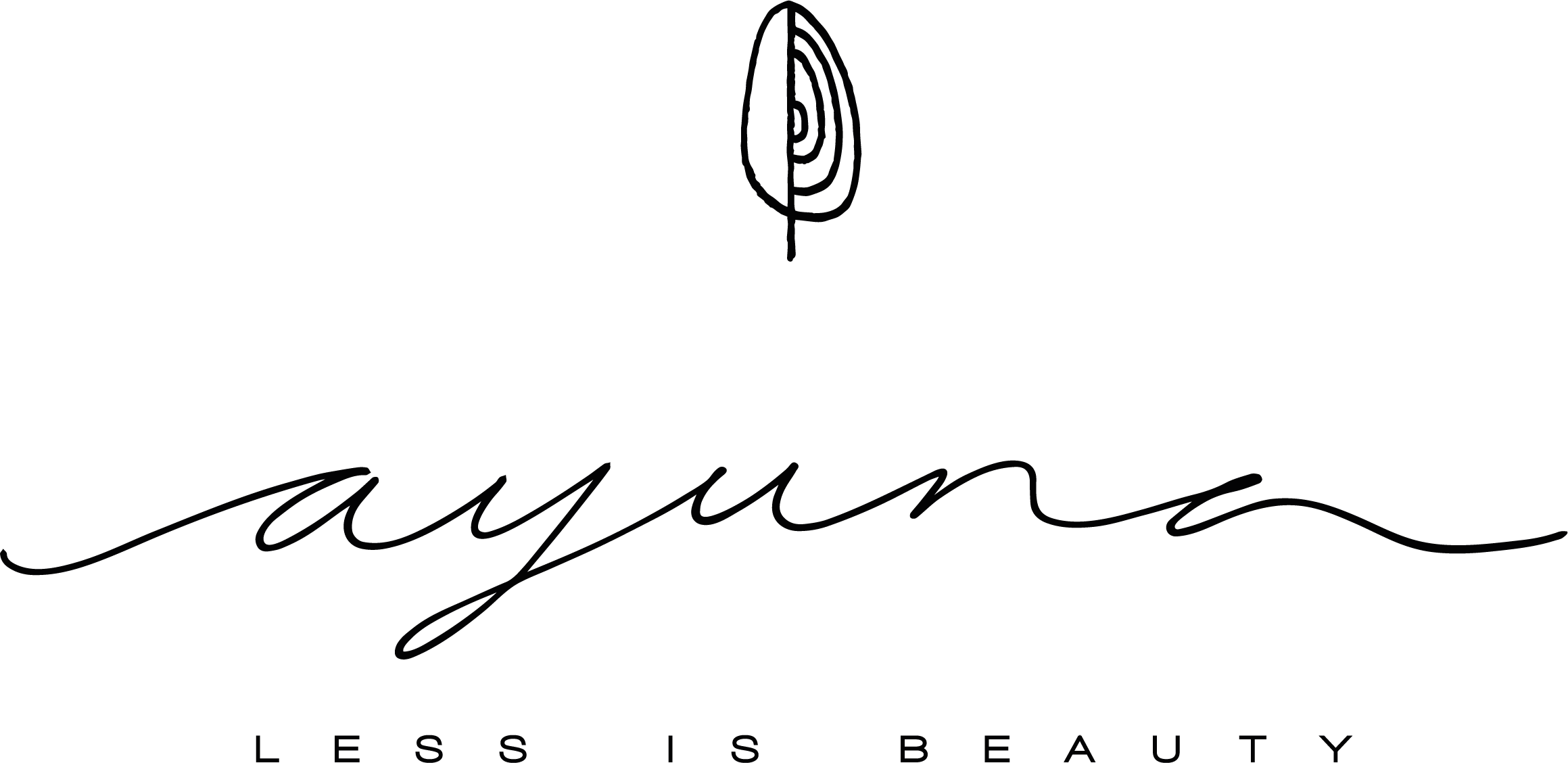 Logo Ayuna ZWART